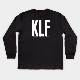 KLF - techno rave collector edition from the 90s Kids Long Sleeve T-Shirt